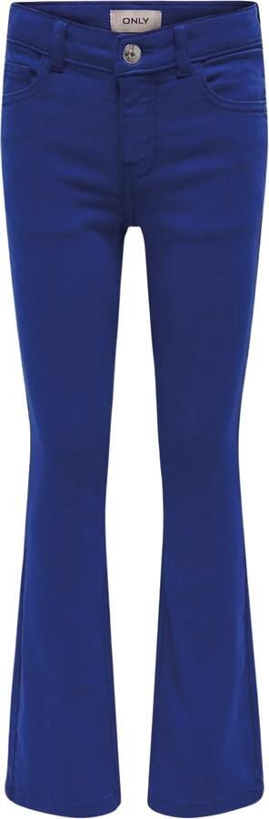 Only KIDS GIRL flared broek KOGANNE hardblauw Meisjes Katoen Effen 128