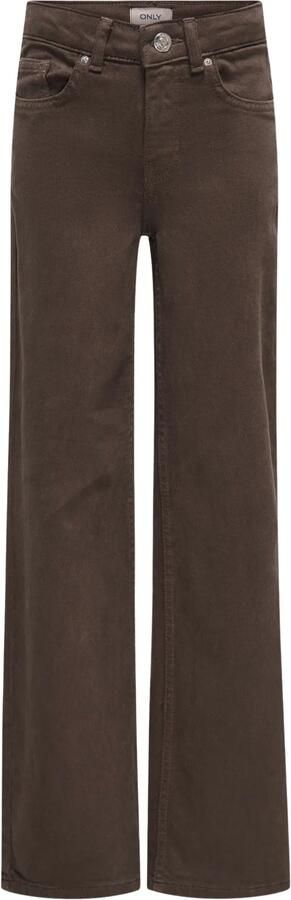 ONLY KIDS GIRL KOGJUICY wide leg jeans donkerbruin