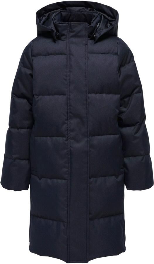 ONLY KIDS GIRL gewatteerde winterjas KOGIRENE donkerblauw