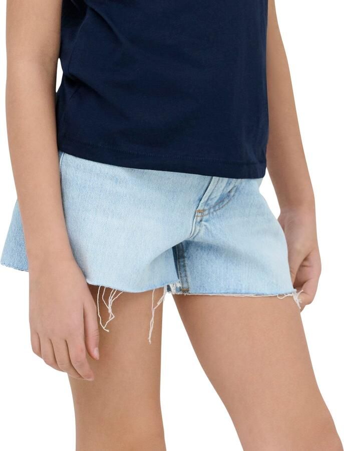 ONLY KIDS GIRL regular waist short light blue denim - Foto 5