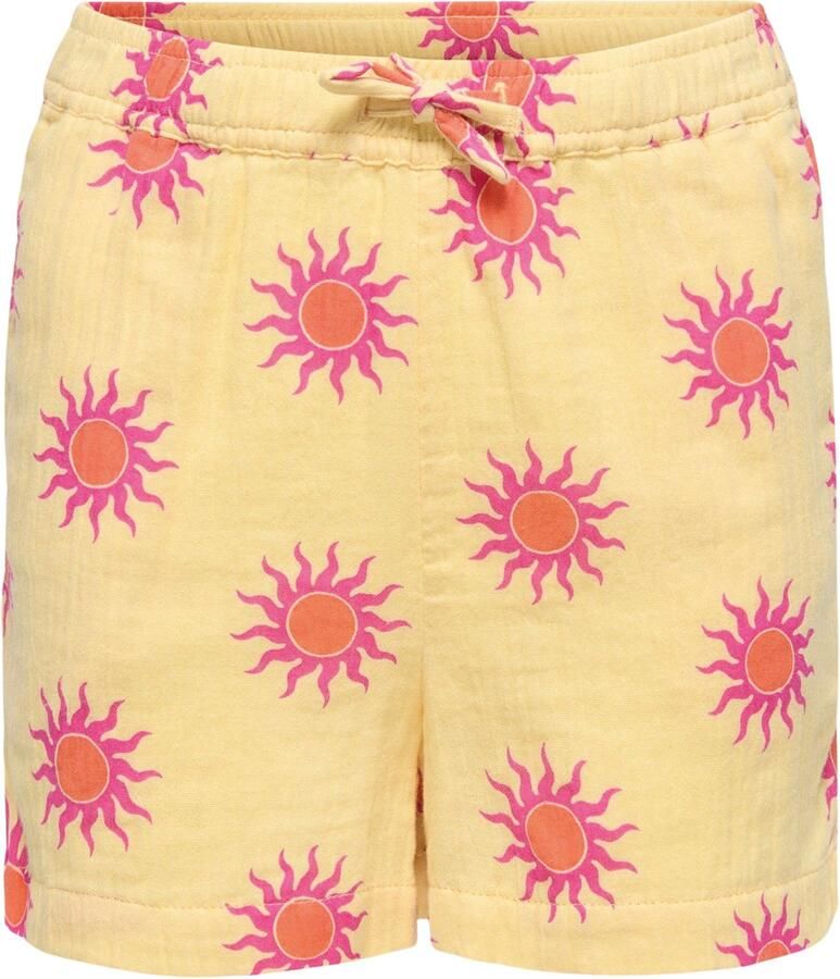 ONLY KIDS GIRL regular casual short geel - Foto 4