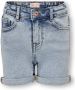 Only KIDS GIRL jeans short KONPHINE light denim short Blauw Meisjes Stretchdenim 116 - Thumbnail 3