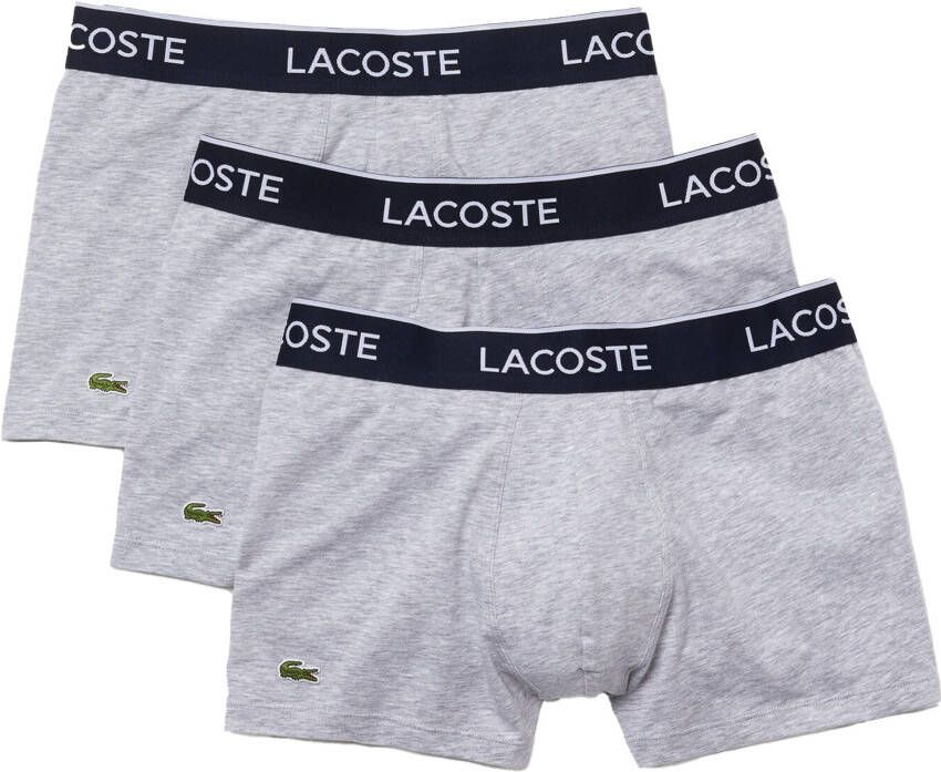 Lacoste Boxershort met labeldetails in een set van 3 stuks