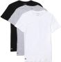 Lacoste Slim fit T-shirt van katoen in set van 3 stuks - Thumbnail 3