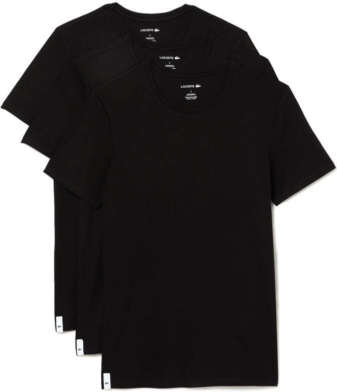 Lacoste Slim fit T-shirt van katoen in set van 3 stuks