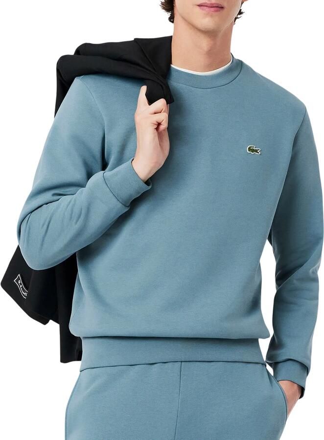 Lacoste Bio Cotton Fleece Crew Sweater Heren