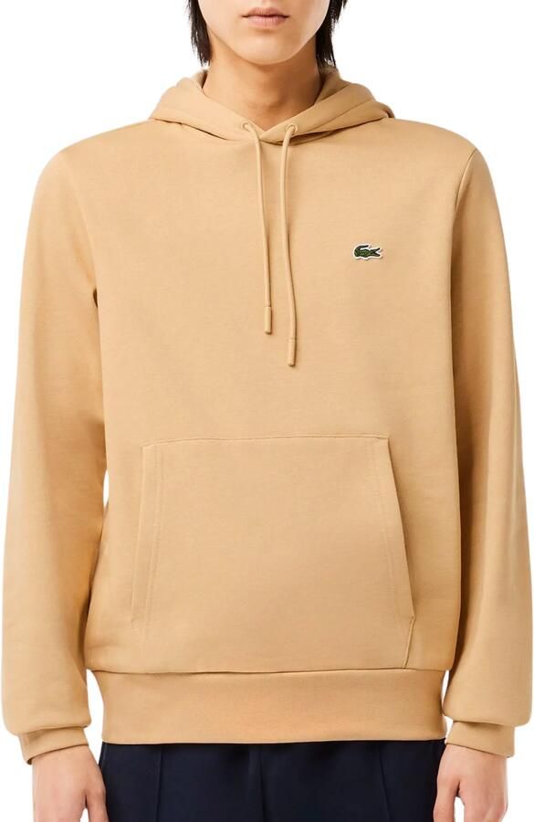 Lacoste Core Overhead Hoodie Brown- Heren Brown
