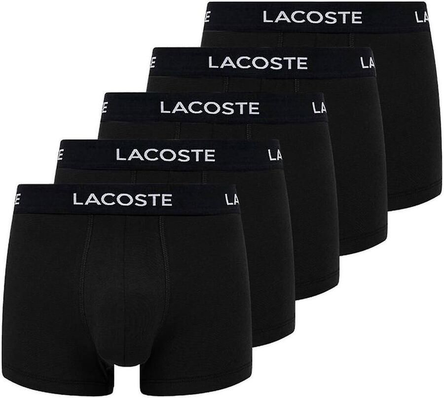 Lacoste Boxershort met elastische band met logo in een set van 5 stuks