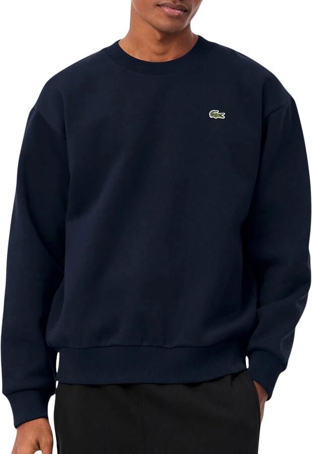Lacoste Sweater Sweatshirt Crew Neck Blue Marine - Foto 4