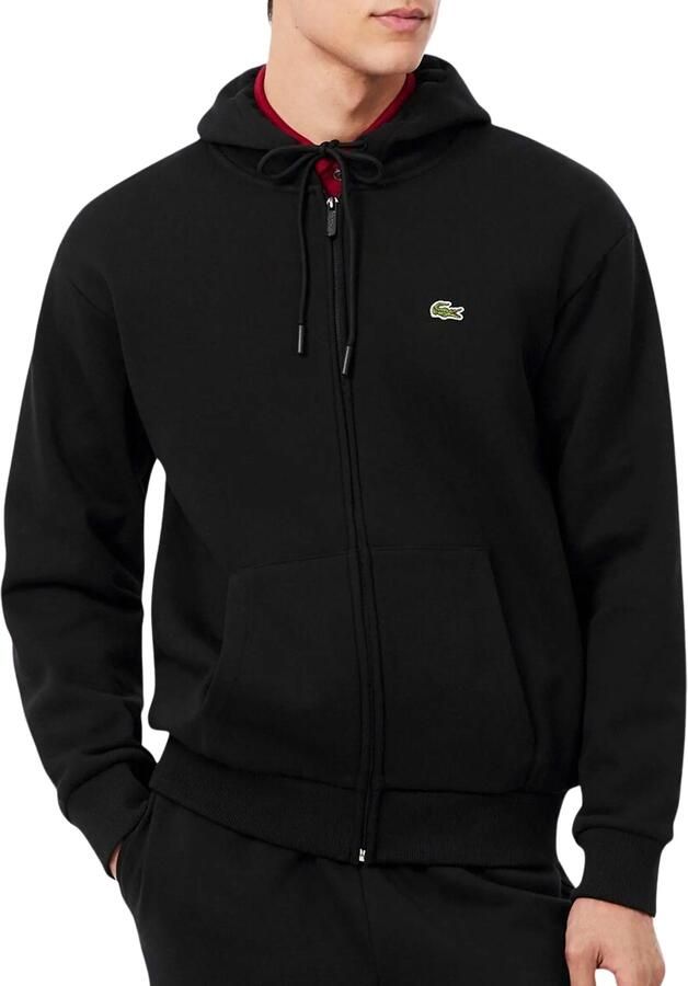 Lacoste Regular fit sweatjack van katoenmix