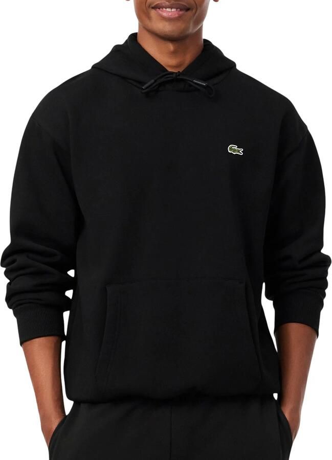 Lacoste relaxed fit hoodie van katoenmix