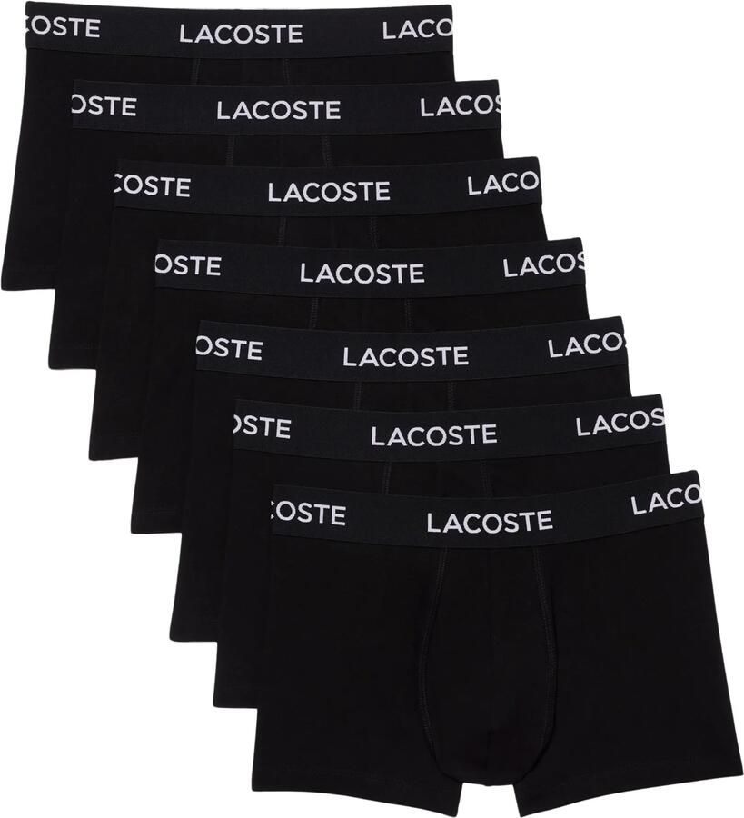Lacoste Logo Waist Trunk Boxershorts Heren (7-pack)