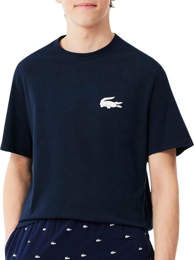 Lacoste Pyjama's nachthemden Krokodillenprint Lounge T-shirt