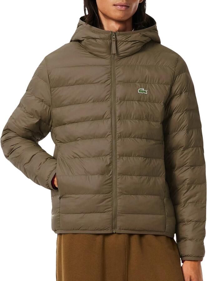 Lacoste Regular fit donsjack met logopatch