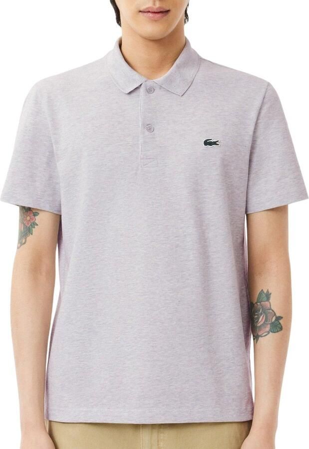 Lacoste T-shirt Poloshirt Breathable Grijs - Foto 4
