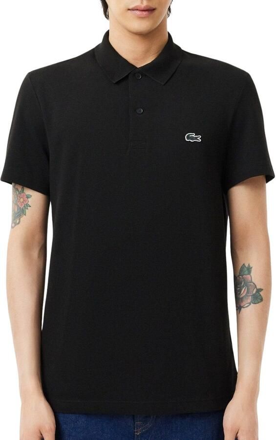Lacoste Polo Shirt Korte Mouw Poloshirt van katoenmix met normale pasvorm