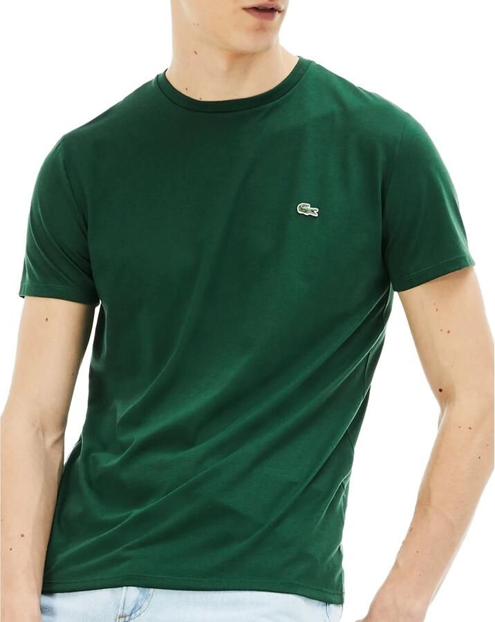 Lacoste Heren T-shirt Hoge kwaliteit stijlvol en comfortabel Groen Heren