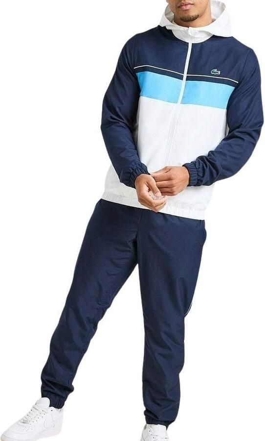 Lacoste Guppy Colour Block Tracksuit Navy- Heren Navy