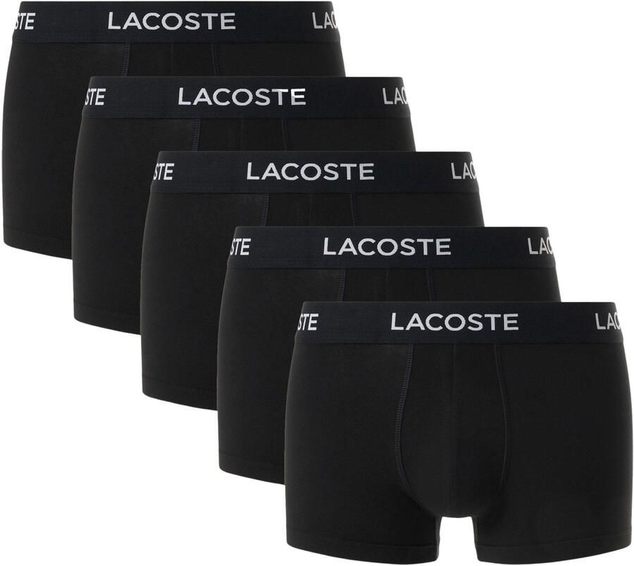 Lacoste Boxershort met elastische band met logo in een set van 5 stuks
