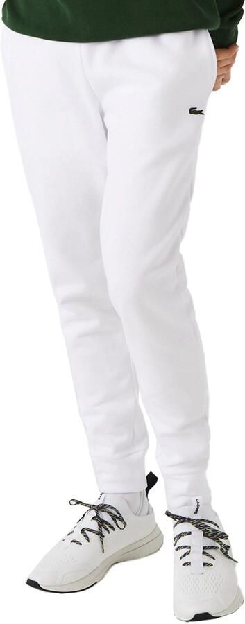 Lacoste Witte sportbroek met verstelbare trekkoorden Wit Heren