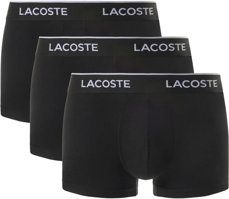Lacoste Boxershort met elastische band in een set van 3 stuks