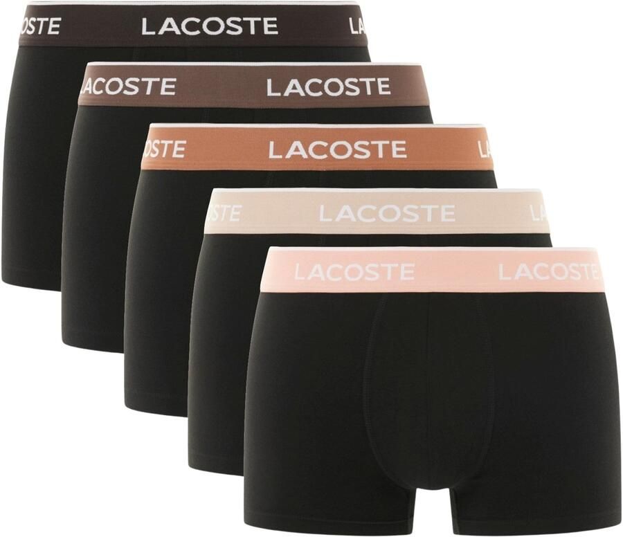 Lacoste Trunk Boxershorts Heren (5-pack)