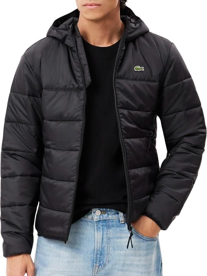 Lacoste Waterrepellent Hooded Puffer Jas Heren - Foto 2