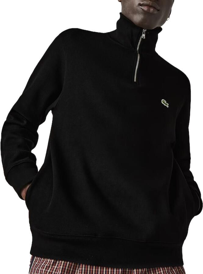 LACOSTE Heren Truien & Vesten 1hs1 Men Sweatshirt Zip Zwart