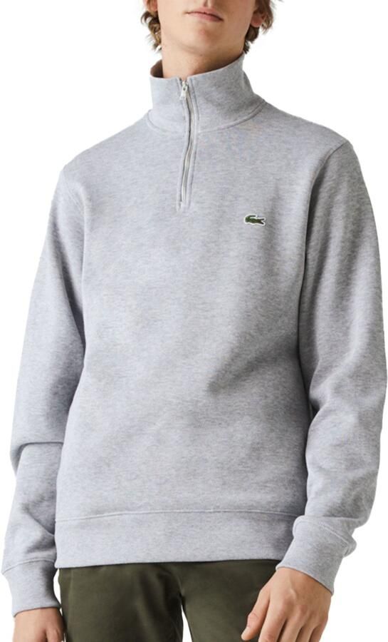 Lacoste Urban Sweatshirt met Rits en Opstaande Kraag Gray Heren - Foto 2