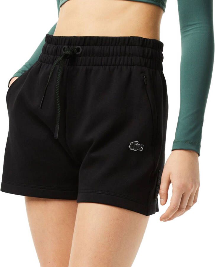 Lacoste Korte zwarte dames shorts Gf5378 Zwart Dames