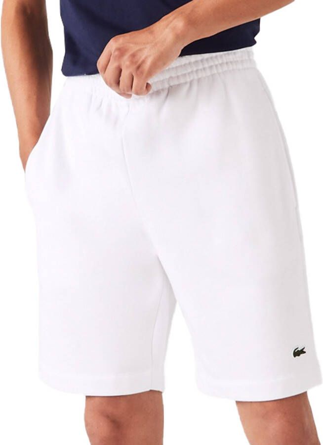 Lacoste Fleece Core Shorts Heren White- Heren White
