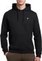 Lyle & Scott Katoenen Pullover Hoodie met Kangaroo Zak Black Heren - Thumbnail 3