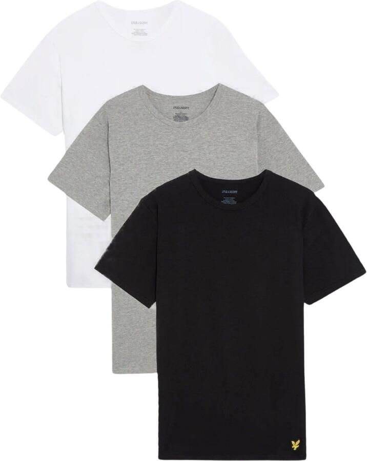 Lyle & Scott Basic Lounge Shirt Heren (3-pack)