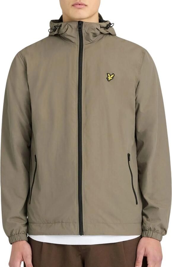 Lyle & Scott Trainingsjack Lyle & Scott Contrasterende jas met capuchon en ritssluiting