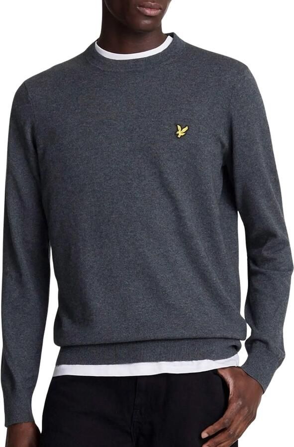 Lyle & Scott Trui Lyle & Scott Cotton Merino Crew Neck Jumper KN2110VC - Foto 3