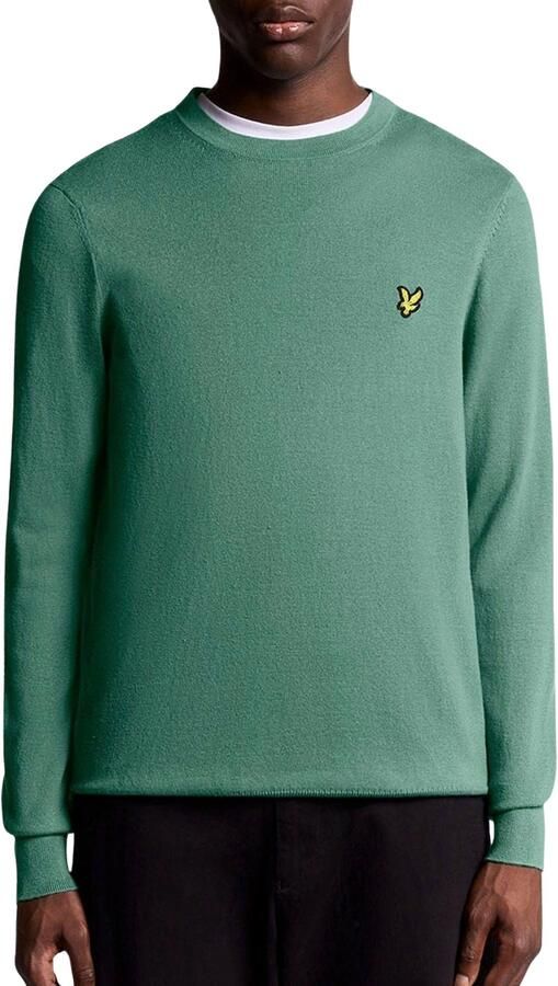 Lyle & Scott Crew Neck Fly Fleece Sweater Heren