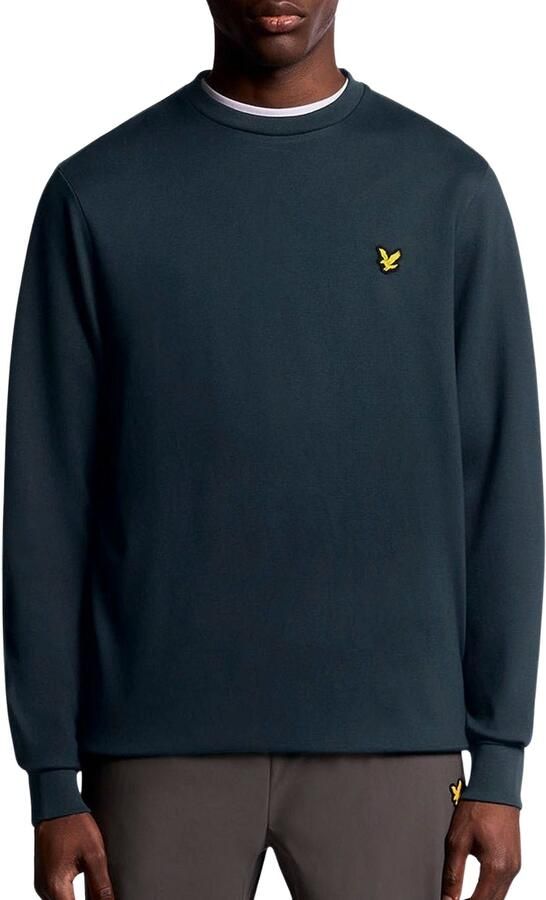 Lyle & Scott Crew Neck Fly Fleece Sweater Heren