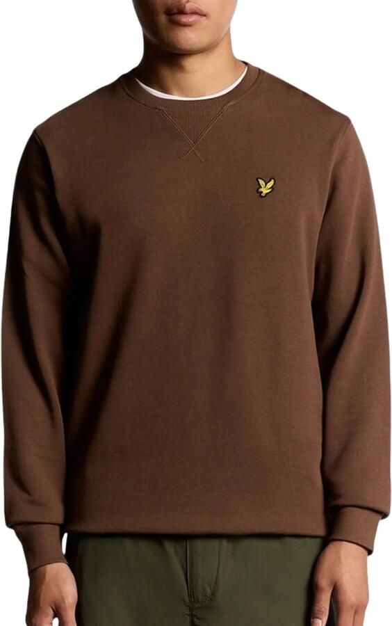 Lyle and Scott Lyle & Scott Sweat Crewneck Bruin - Foto 3