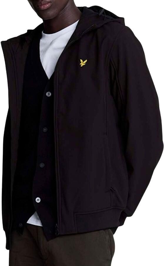 Lyle & Scott Sweater Lyle & Scott JK2110V FLEECE BACK SOFTSHELL-Z865 JET BLACK - Foto 7