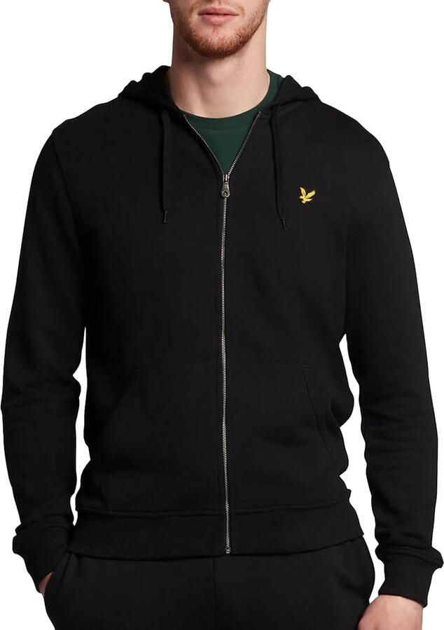 Lyle & Scott Heren Truien & Vesten Zip Through Hoodie Black Heren - Foto 4