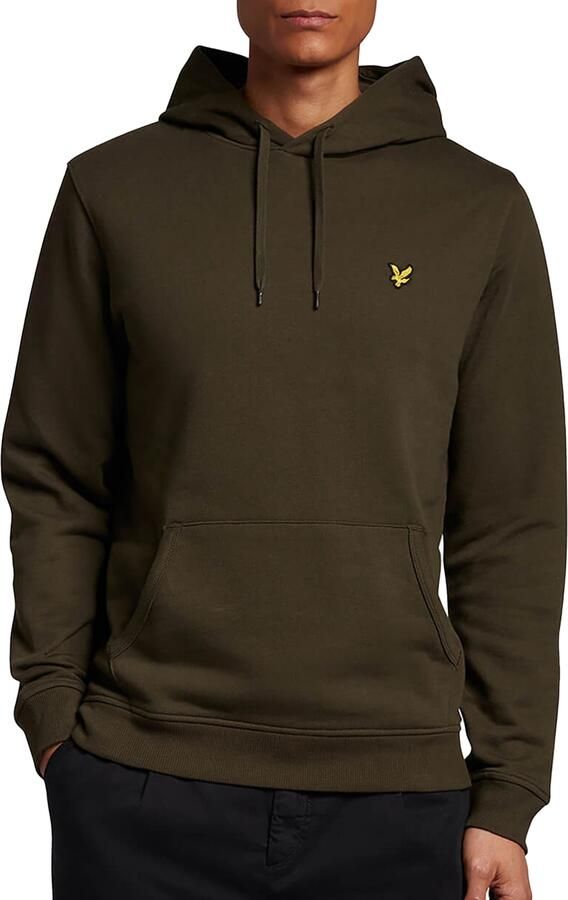 Lyle & Scott Olijfgroene Hoodie met Kangoeroezak Green Heren