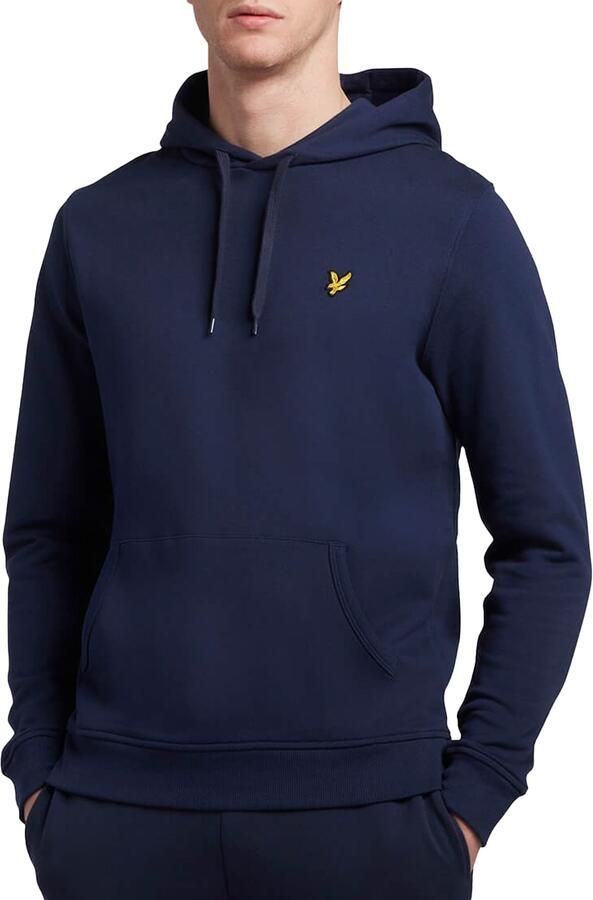 Lyle & Scott Klassieke Navy Hoodie met Kangaroo Zak Blue Heren - Foto 15