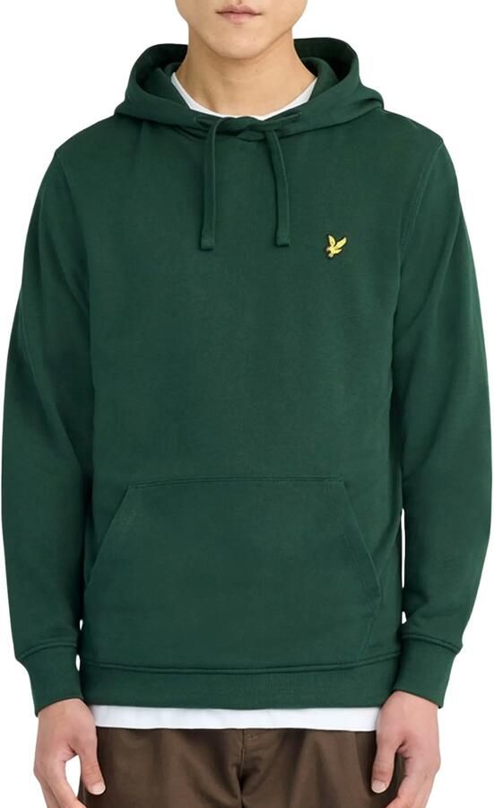 Lyle & Scott Sweater Lyle & Scott ML416VOG PULLOVER HOODIE-W486 DARK GREEN - Foto 6