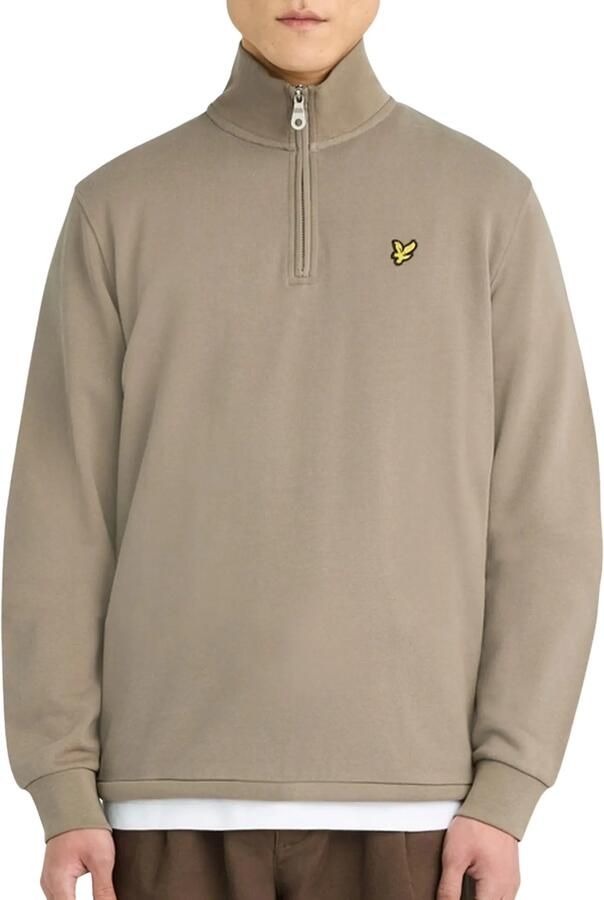 Lyle & Scott Loopback Half Zip Sweater Heren