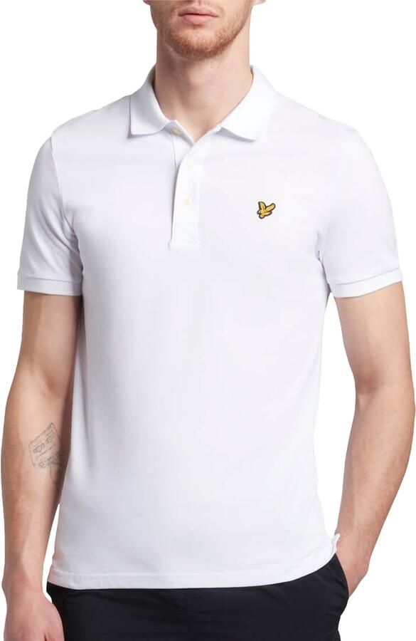 Lyle & Scott Polo Shirt Korte Mouw Lyle & Scott Effen poloshirt van biologisch katoen - Foto 13