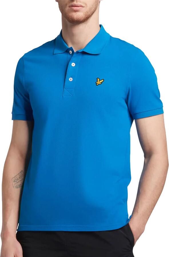 Lyle & Scott Blauw Poloshirt korte mouw Blue Heren - Foto 6
