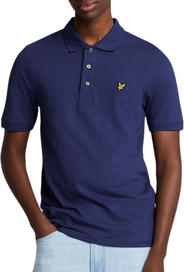 Lyle & Scott T-shirt Lyle & Scott SP400VOG POLO-X568 DEEP INDIGO - Foto 3
