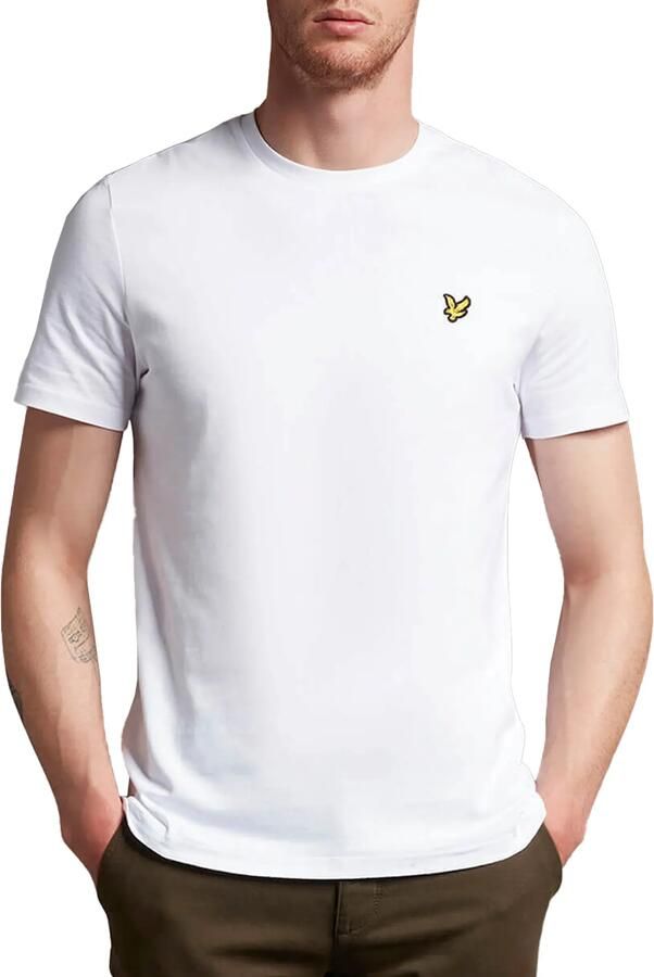 Lyle & Scott Luxe T-Shirt Organisch Katoen Regular Fit White Heren - Foto 15