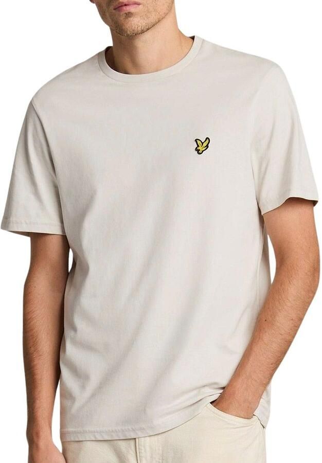 Lyle & Scott T-shirt Korte Mouw Lyle & Scott T-shirt manches courtes col rond beige - Foto 10