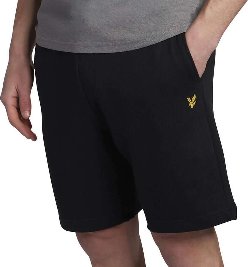 Lyle & Scott regular fit short met borduursels jet black - Foto 2